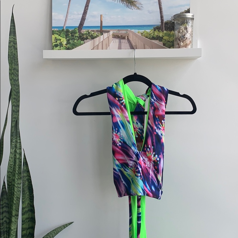 Unique One of a Kind Reversible Halter Top